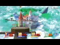 Super Smash Bros Wii U Online Battle Greninja vs. Peach vs. Cloud vs. Lucina