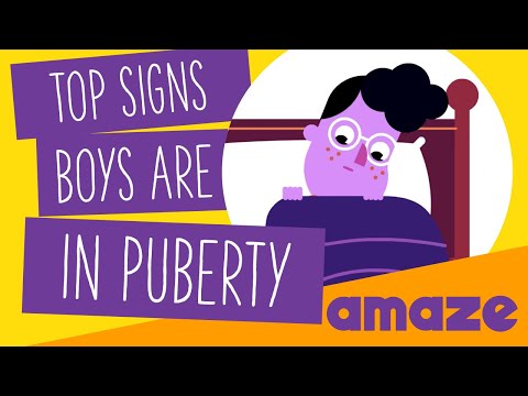 What are the early signs of puberty?