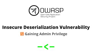 Insecure Deserialization | Modifying Serialized Objects - Gaining Admin Privilege