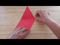 origami by une – triangular box boite triangulaire