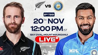 🔴Live India vs New Zealand 2nd T20 Match #IND vs #NZ Live Today #T20 Cricket Match Score,Commentary
