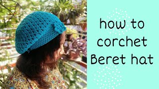 #6 crochet beret hat/ কুশির ডিজাইনার হ্যাট