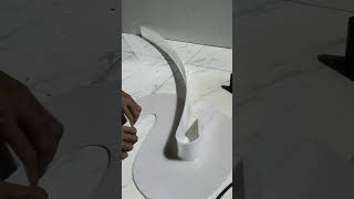 Bending Akrilik Huruf S, Dari Datar Jadi Lengkung 3D