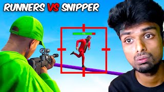 RUNNERS Vs SNIPPER💥 - GTA 5 Funny Moments - ROCKY Tamil Gaming