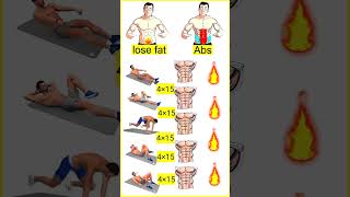 lose fat+Abs home workout #fitness #chestworkout #gym#triceps