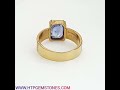 unheated untreated natural blue sapphire gemstone 22k gold ring origin srilanka htpgemstones