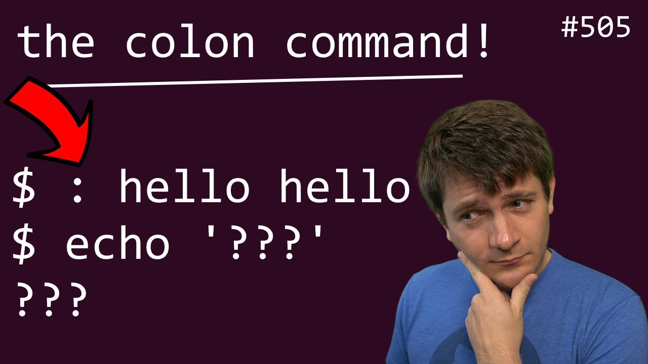 Why I Use The Colon Command Intermediate Anthony Explains 505