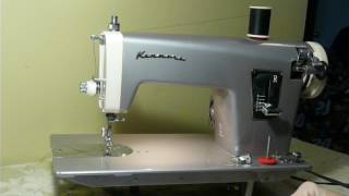 NIFTYTHRIFTYGIRL: vintage Kenmore model 29 straight stitch sewing machine