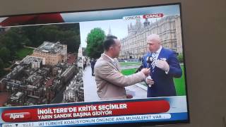 Sedat Ozdemir, UETD (UK) Head of Political Relations , Interview AHaber / 2015 General Election UK