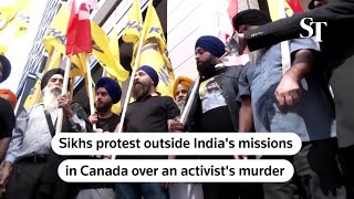 Canadian Sikhs protest over activist's murder