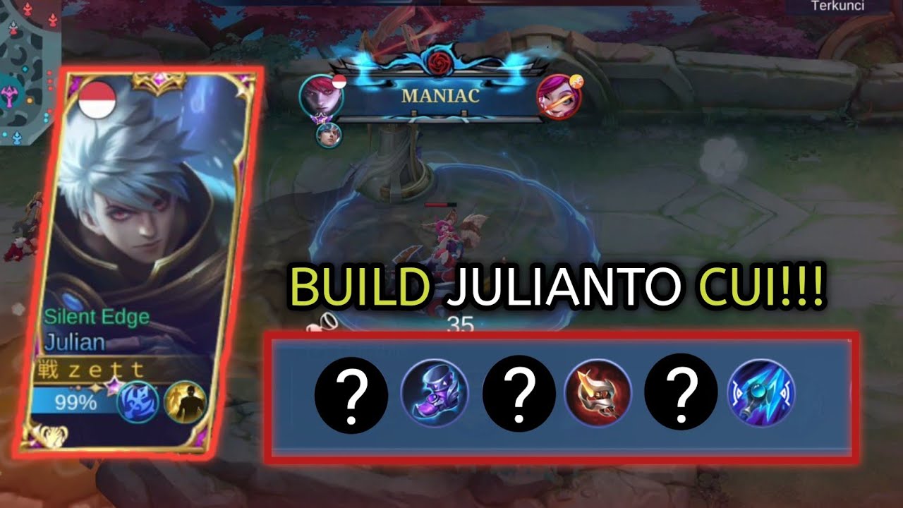 JULIAN BUILD DAN EMBLEM OP!!! -MOBILE LEGENDS INDONESIA - YouTube