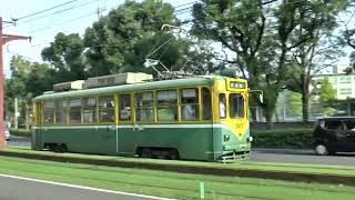 【路面電車動画】鹿児島市電８６　つりかけの音　５００形