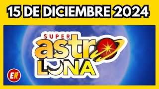 Resultado ASTRO LUNA DOMINGO 15 de DICIEMBRE de 2024