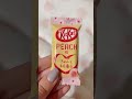 Peach Kit Kat 🌸 #kawaii #asianfood #snack #snackasmr #kitkat #aesthetic