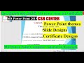 #1 MS PowerPoint 2019 in Kannada/MS PowerPoint Tutorial in Kannada/How to Create Certificate Kannada