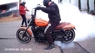 Harley Davidson Street 500 xg500 sunday afternoon burnout xg750 xg750a