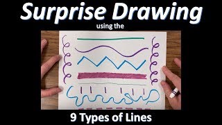 Surprise Drawing using the 9 Types of Lines!