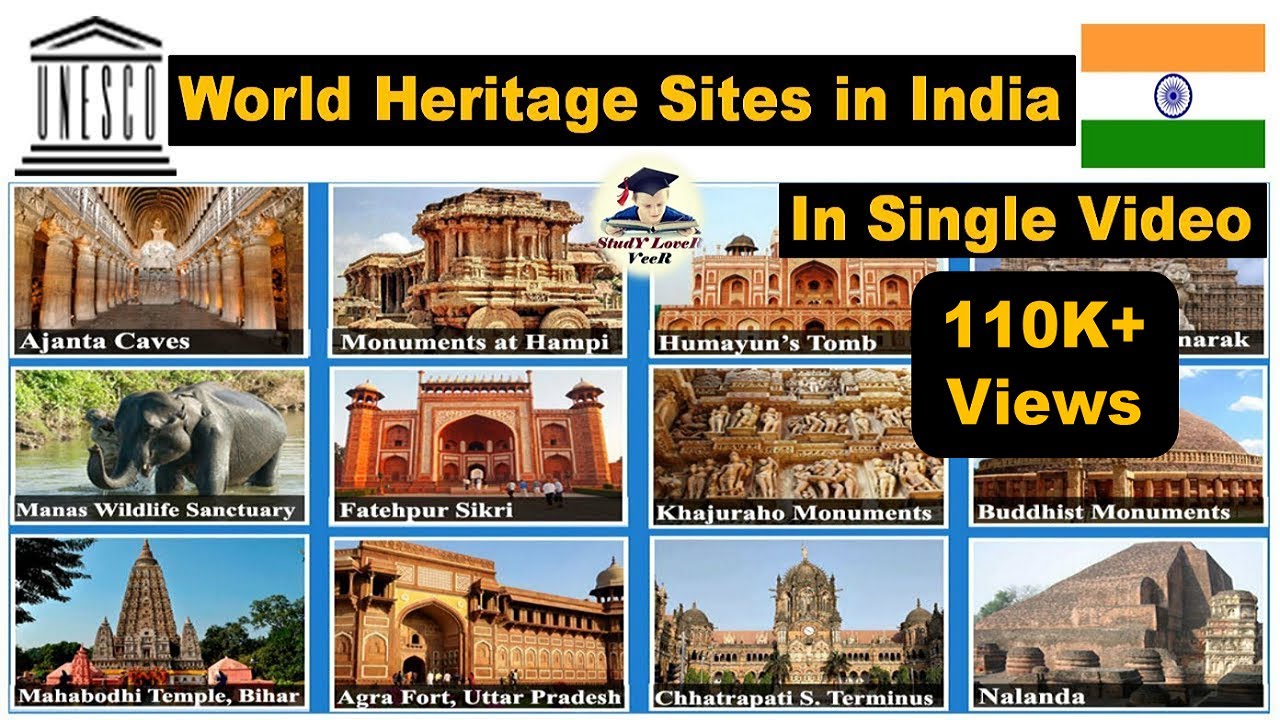 Unesco World Heritage Site India Map - United States Map