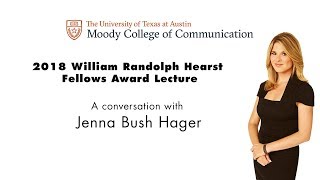 Jenna Bush Hager delivers 2018 William Randolph Hearst Fellows Award Lecture