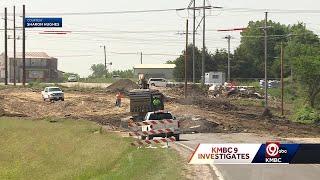 Residents of Leavenworth County road concerned about increased traffic since construction project...