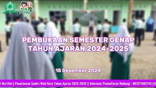 Highlight Pembukaan Semestet Genap T. A. 2024-2025