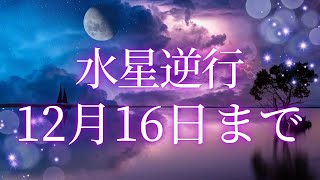 スタートから波乱に満ちた2024年、最後の水星逆行は、静かなる戸締り。