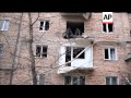 Ukraine - Fighting continues in and around Donetsk airport / Aftermath as 2 killed and 9 hurt in she