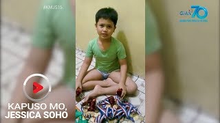 Kapuso Mo, Jessica Soho: Bata, ipinagbebenta ang 50 medalya para makakain ang pamilya