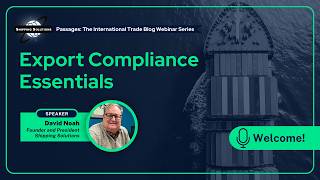 Export Compliance Essentials Webinar [2026]