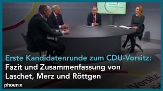 Erste Kandidatenrunde der CDU: Fazit und Zusammenfassung der Kandidaten