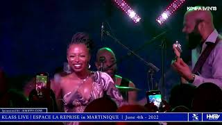 Klass live - Mwen Renmenw (live) in Martinique @ESPACE on June 4th, 2022