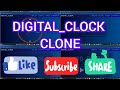 Digital Clock Clone with Analog, Digital, Timer, and Stopwatch using HTML CSS JAVASCRIPT.