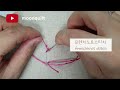 프랑스자수 embroidery blooming 1 입체꽃 수놓기 how to embroider flowers 페탈 스티치 petal stitch