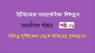 ইসিমের #তাহকীক┇তাহকীকের পরিচয়┇তাহকীকের প্রয়োজনীয়তা┇ইসিমের তাহকীক করার নিয়ম