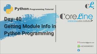 Getting Module Info in Python Programming