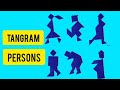 Tangram persons | Tangram human pattern | How to make puzzle | Playful DNA | Learn puzzle