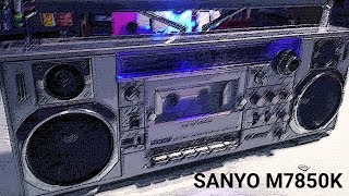 SANYO M7850K Stylish Boombox Bluetooth Mod