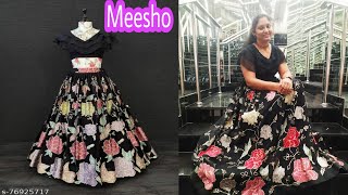 Meesho trending🖤 lehanga🖤 code -76925717 🤩 cost-1559👌 quality 🤩