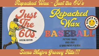 Repacked Wax - Just the 60's! Special Edition! Baseball Cards from 1960-1969! Some major groovy hits