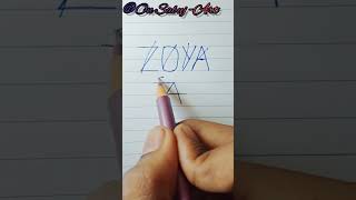 Zoya personal logo design 🥵🤯#comment your name #trending #branded 💵🤑#subscribe