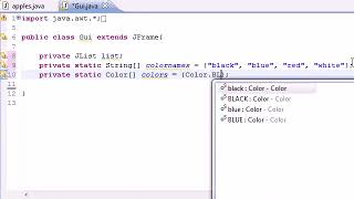 Java#70 JList