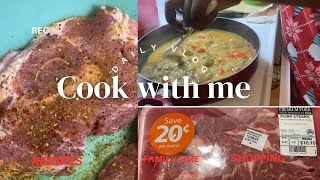 COOK SMOTHERED PORKSTEAKS WITH ME