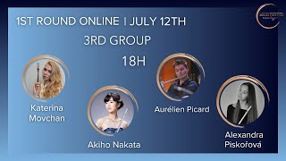 5th Concours Larrieu | 1st Round Online #3 | K. Movchan | A. Nakata | A. Picard | A. Piskořová