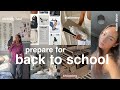 prepare with me for back to school📖₊✧ 🖋shopping haul, outfits, room organisation & romanticising