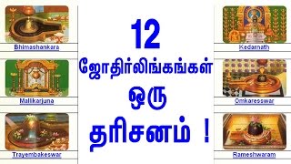 பரவசமூட்டும் 12 ஜோதிர்லிங்கங்கள் ஒரு தரிசனம்!  Worlds 12 Astonishing Jyotirlinga's !