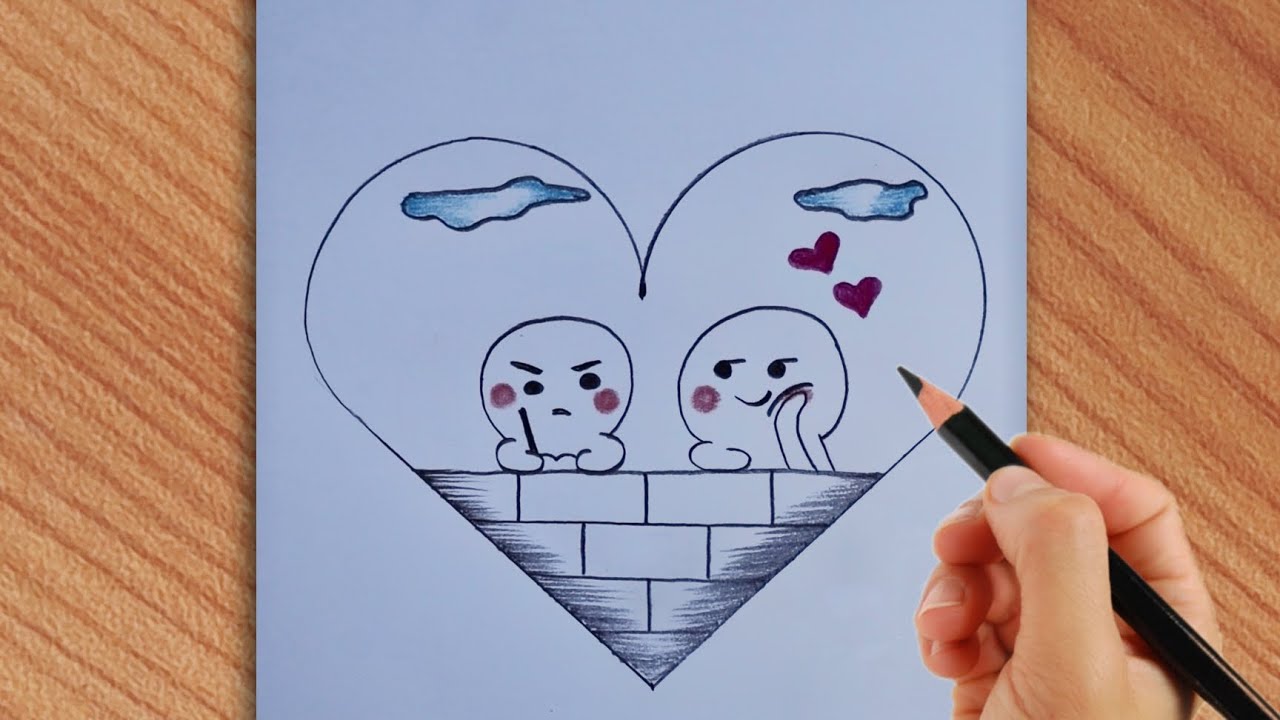 Easy Cute Love Drawings 25 Easy Love Drawing Ideas How To Draw The