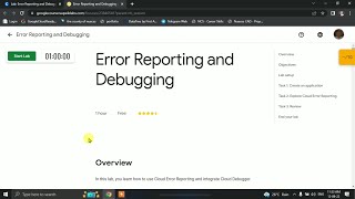 Error Reporting and Debugging Google Cloud LAB Solution