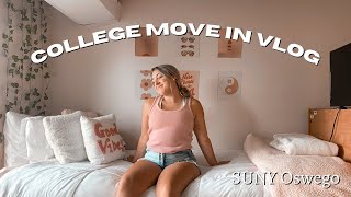 COLLEGE DORM MOVE IN VLOG 2021 | *SUNY Oswego sophomore*