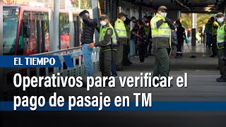Operativos de la Policía para verificar el pago de pasaje en TransMilenio | El Tiempo