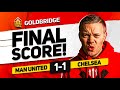 SAME OLD UNITED! MANCHESTER UNITED 1-1 CHELSEA GOLDBRIDGE MATCH REACTION